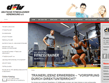 Tablet Screenshot of dflv.de